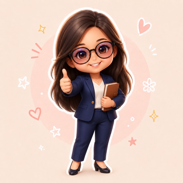 Cartoon of Polly giving a thumbs up